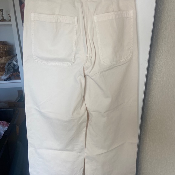 A.L.C. Pierce Crop Wide Leg Crop Twill Sailor Pant size 6 - Picture 9 of 10